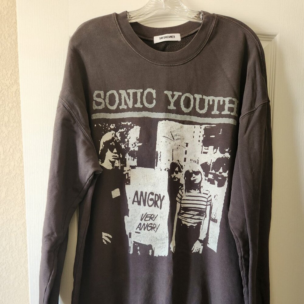 Free People - Daydreamer "Sonic Youth" Sweatshirt Tunic